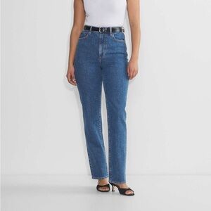 Aritzia Denim Forum Rowan Curve Fit High Rise Straight Jeans 28 NWT